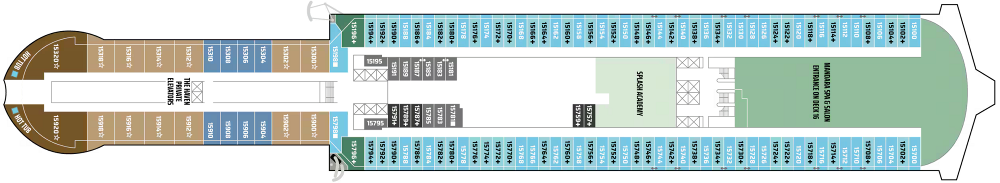 Deck 15 plan
